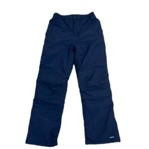 Lands' End Kids Navy Blue Grow-A-Long Snow Pants Size 16 Kids XL Waterproof